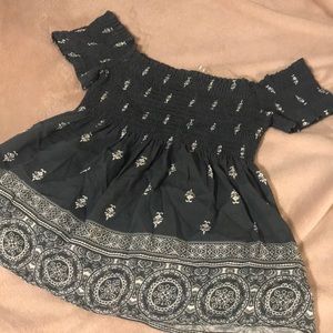 Me to we off the shoulder top